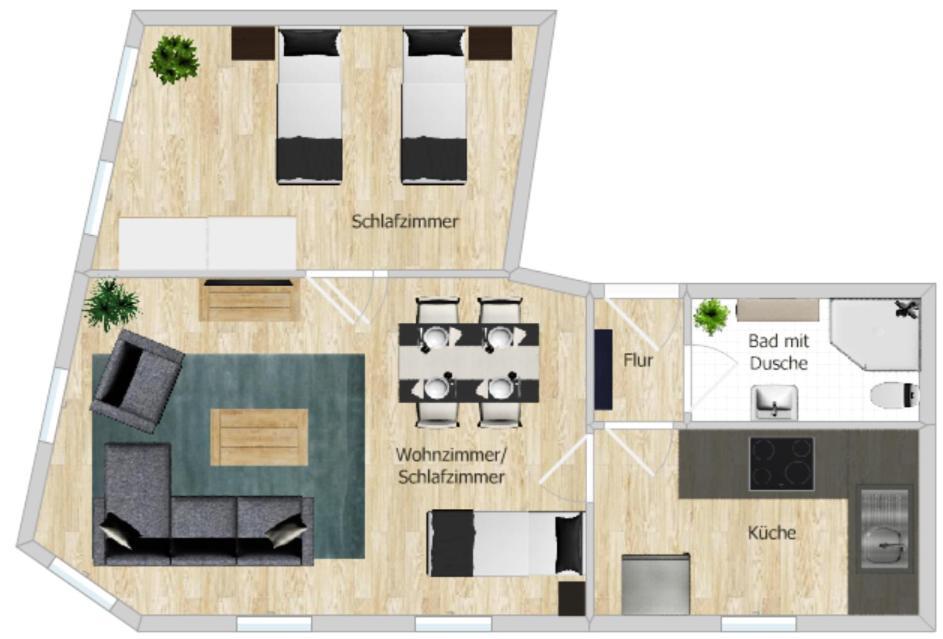 Zentral Und Ruhig In Auerbach Apartment Auerbach  Ngoại thất bức ảnh